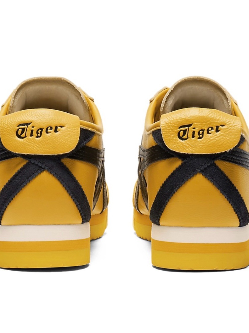 Onitsuka Tiger by Asics Men’s Yellow and Black Retro Runner Sneakers
